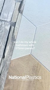 3 comments | Give your bathroom walls a fresh new look  National Plastics’ waterproof wall panels are stylish, affordable & hassle-free. ✅ Easy to fit ✅ No grout required ✅ Long-lasting waterproof finish ✅ Perfect for family bathrooms | National Plastics | Facebook