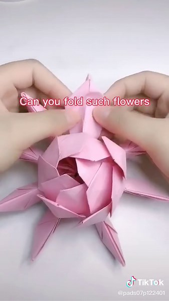Beautiful Origami Lotus Making Course Manual