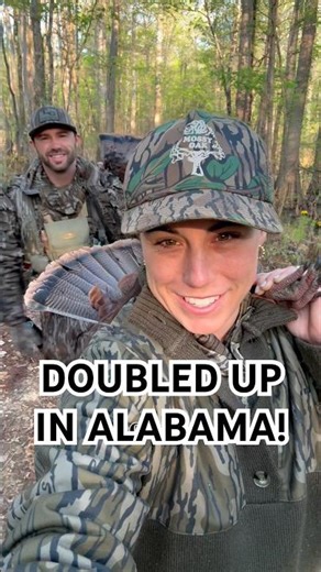 DOUBLED UP IN BAMA! 🦃🦃 #turkeyhunting