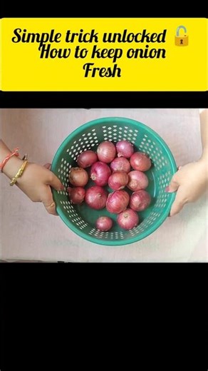 Onion Mahino Tak Fresh! Charcoal + Chawal Hack 🧅✨#onionhack #kitchenhack#viral