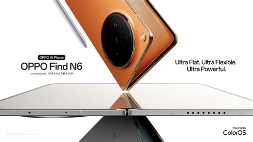 Oppo Find N6 launching on 17 March. Foldable flagship with Zero-Feel Crease, 200MP Hasselblad camera and Oppo AI Pen support - SoyaCincau