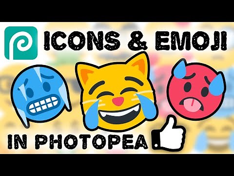 How to Add Icons and Emoji in Photopea - Super Quick and Easy Technique!