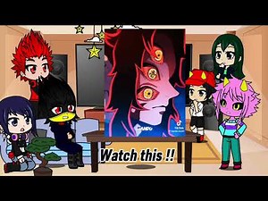 Class 1a react to deku as kokushibo | Giyuu | Demon slayer | MHA BNHA | Gacha life