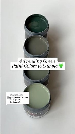 4 Trending Green Paint Colors to Sample from #BenjaminMoore 💚