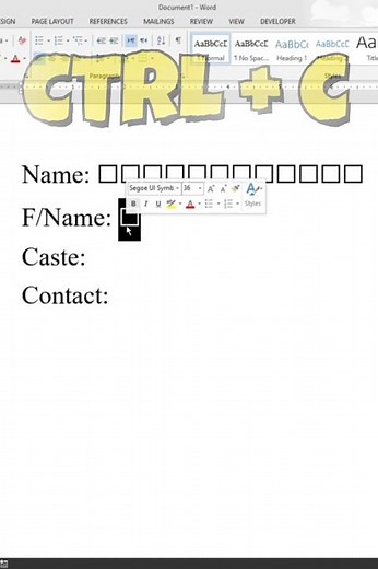 How to Insert Square Boxes in MS Word | Easy Tutorial for Forms