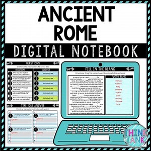 Ancient Rome DIGITAL Interactive Notebook | Choice Board