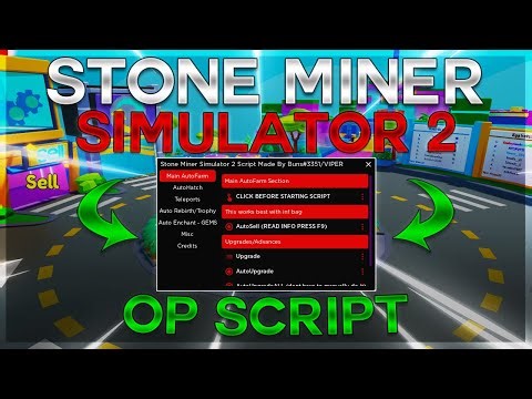 🗿Stone Miner Simulator 2🗿 SCRIPT/GUI | *2022* (Showcase) (Pastebin) | Roblox