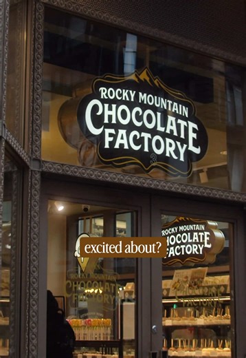 Every new store has a story behind it! 🤎 Before opening the doors at our newest Rocky Mountain Chocolate Factory in Chicago (State & Madison), we asked Tyson a simple question: “What are you most excited about?” His answer wasn’t about the chocolate. It was about the people. He talked about seeing families walk in for the first time, kids pressing their faces to the glass to watch caramel being made, and locals finding their new favorite sweet spot in the city. Moments like that are what make t