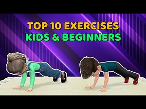 TOP 10 STANDING EXERCISES FOR KIDS & BEGINNERS - Videos For Kids