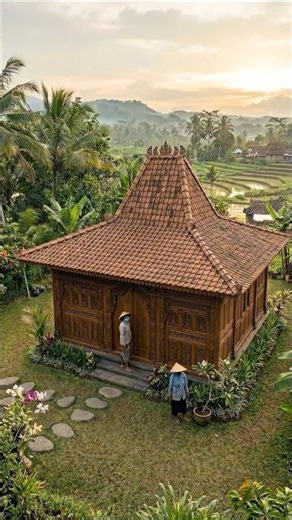 Building a Javanese Joglo House, Indonesia ( Construction Timelapse)