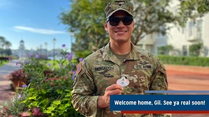 68K views · 2.8K reactions | Disney’s Yacht Club Resort cast member Gil Mercado received a warm welcome home after returning from a six-month deployment to the Middle East. Read more on his homecoming on the Disney Parks Blog: https://bit.ly/2YYY1nK | Disney Parks | Facebook