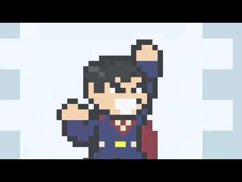 Superman Saves Earth & Destroys Terraforming Machine | Battle of Metropolis Pixel Art Animation