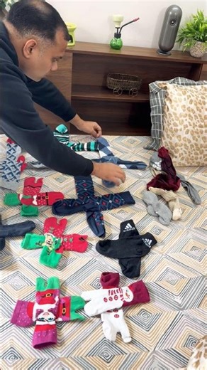 Socks Folding after weekend Laundry #sanjaypathak #pmeveryday #hacks #relaxing