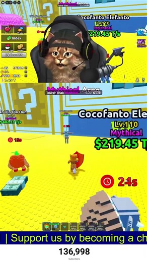 Can I Bring Mythical Ballerino Lololo To Tsunami Tower? #escapetsunamiforbrainrots