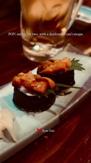 Just a girl, eating for 2, and a very illegal daydream. ✨🚫