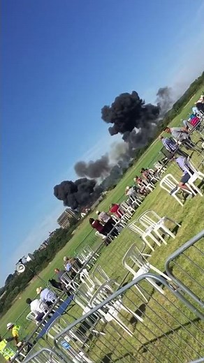 New Impact footage Hawker Hunter Plane Crashes onto A27 West Sussex Shoreham Airshow 22/08/2015