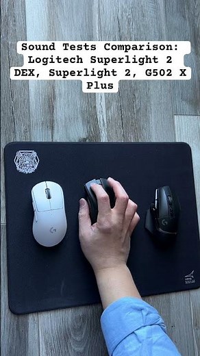 Sound Tests Comparison: Logitech Superlight 2 DEX, Superlight 2, G502 X Plus