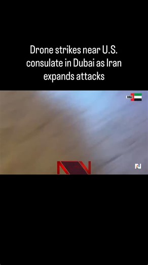 A drone attack near the American consulate in Dubai set part of the building on fire, though no injuries were reported, as President Donald Trump on Tuesday touted U.S. and Israeli gains in Iran. NBC News’ Keir Simmons reports. | NBC Nightly News with Tom Llamas