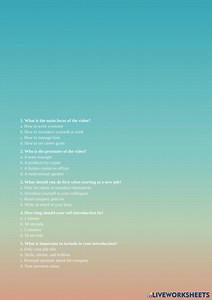 LWS8 How to introduce yourself at a team