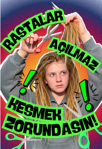 Rastalar açılmaz kesmek zorundasın diyenleri görebilir miyim?Bu videou sizin için🌟 Rastalar açılmaz diyen dostunla paylaş bu videoyu💫 #dreads #dreadlocks #dreadstyles #dreadgirl #rasta