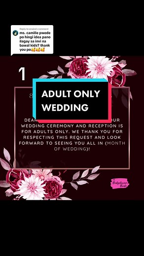 Adult Only Wedding Invitation Wording Ideas