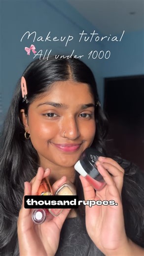 PUNNYA || Beauty Creator on Instagram: "Makeup tutorial for beginners ✨ Comment down for links 🔗 #makeuplooks #makeuptutorial #beauty #grwm #affordablemakeup"