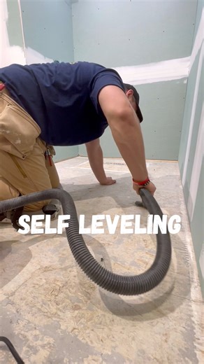 1.1M views · 7.4K reactions | How to Self Level a Room! Prep to Finish. #construction #homerenovation #renovation #diy #realestate #design #entrepreneur #tools #remodel #interiordesign #carpentry #woodworking | Misha Panchishak | Facebook