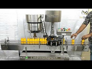 Automatic Glass bottle Lug Capping machine | Bottle Capping Machine