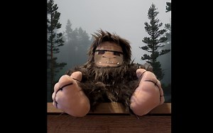 Harry the Bigfoot Plush Collectible: With Bamboo Secret Storage - Etsy