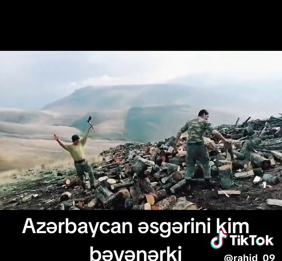 Chopping Wood in the Mountains: A Soldier's Activity