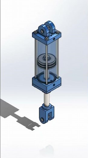 Hydraulic Cylinder Animation CAD
