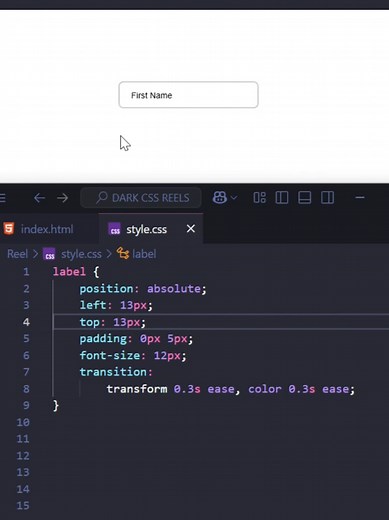 Mejora tu CSS con Etiquetas Animadas al Enfoque
