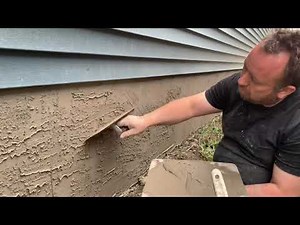 parging foundation walls Alta Exterior Ltd