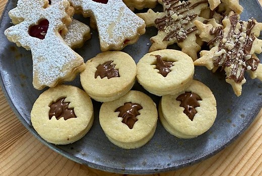 Mürbteigkekserl - Backen mit Christina
