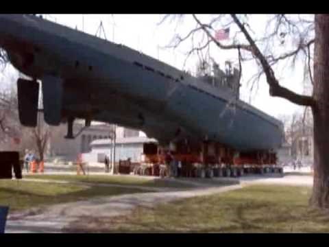 Moving the U-505 Submarine