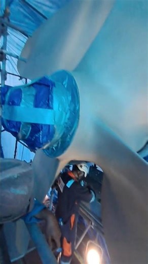 Salt Test on Ship Propeller | Inspection & Results #hardwork #construction