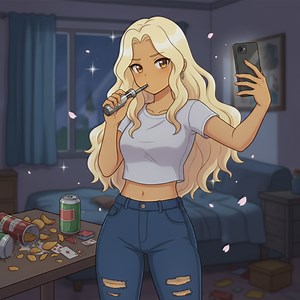 【芸能】『レノア』CMで“ねこ娘”役のモデル・百瀬夢奏(15)が「未成年喫煙＆飲酒」で無期限活動自粛　電子タバコを持った写真が流出 : ガールズVIPまとめ