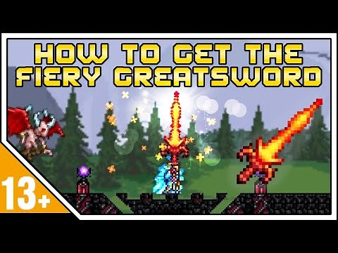 Terraria: How To Get Fiery Greatsword (1.4.2 Journeys End)