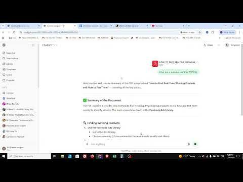 How To Upload A PDF File To ChatGPT - Full Guide