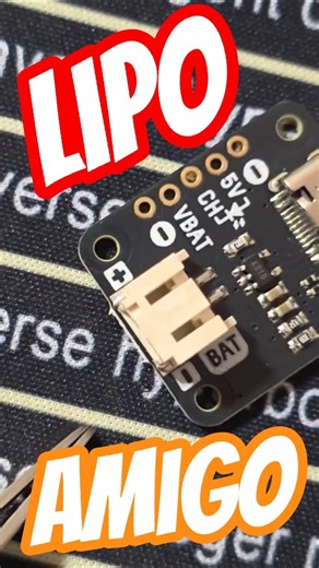 Pimoroni Lipo Amigo #battery #pimoroni #makerproject