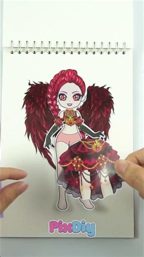 RUMI Become The Fire Element Princess | Kpop Demon Hunters | Sticker Book DIY