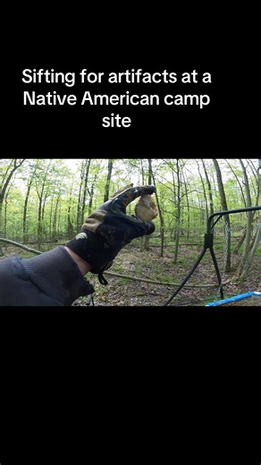 Sifting amazing Native American artifacts #nativeamericanartifacts #arrowheadhunting
