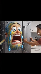 The Emotional Refrigerator 😂🧊 | Funniest Talking Fridge Moments #Shorts