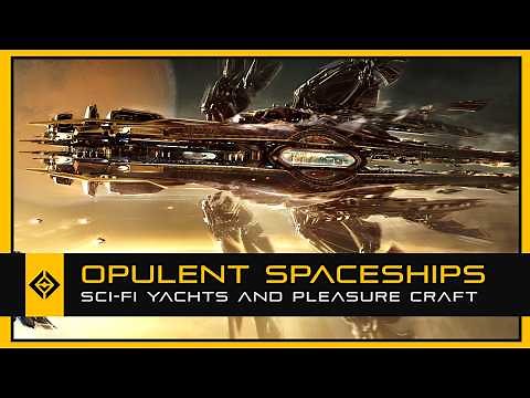 Opulent Spaceships - Sci-Fi Yachts and Pleasure Craft