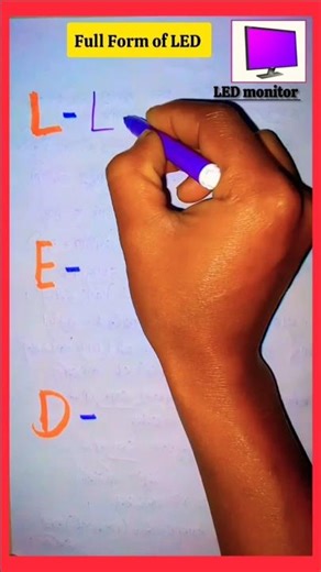 Full Form Of LED || LED Full Form #shorts​ #short​ #ytshorts​