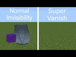 How to get super vanish in vanilla Minecraft bedrock edition, Pocket Edition, PC, PS, Xbox & Switch
