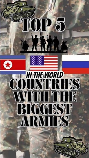 Top 5 Biggest Armies Ranked by Raw Soldier Count 💥 #military #geopolitics