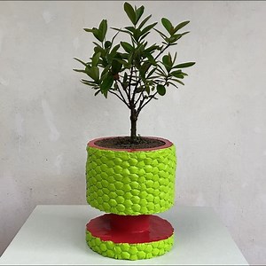 Tela de Ferro e Cimento - A maneira mais fácil e econômica de criar um lindo vaso de flores. | Artesanato aplicado