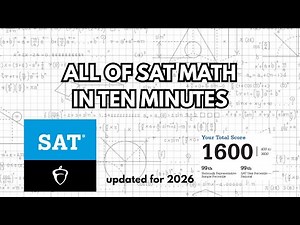 [2026 SAT] All of SAT Math Explained in 10 Minutes