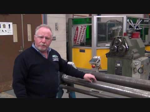 Setting up Pinch rolls to roll a cylinder or cone